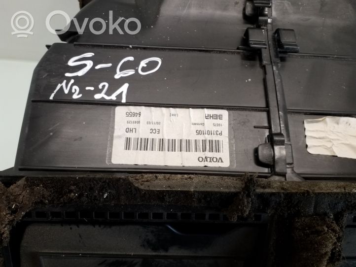 Volvo S60 Scatola alloggiamento climatizzatore riscaldamento abitacolo assemblata P31101105