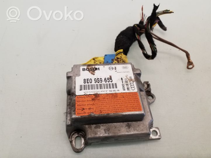 Audi A4 S4 B6 8E 8H Gaisa spilvenu vadības bloks 8E0959655