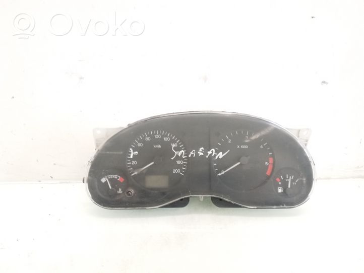 Volkswagen Sharan Speedometer (instrument cluster) 7M0919863