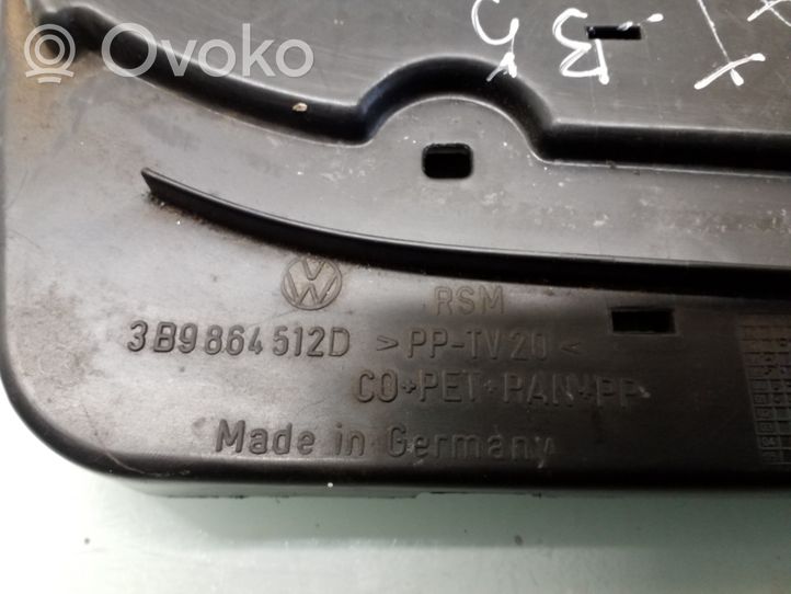 Volkswagen PASSAT B5.5 Altro elemento di rivestimento bagagliaio/baule 3B9864512D