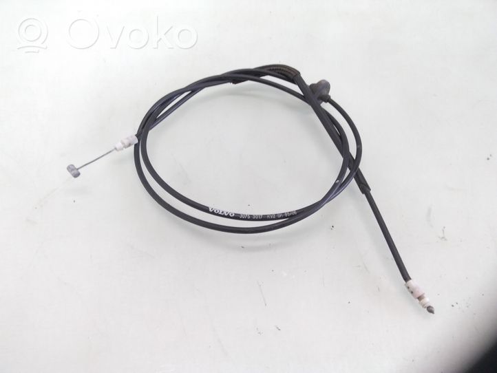 Volvo V50 Engine bonnet/hood lock release cable 
