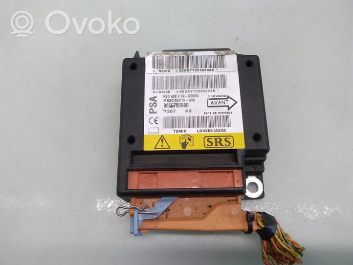 Peugeot 1007 Module de contrôle airbag 9656700980