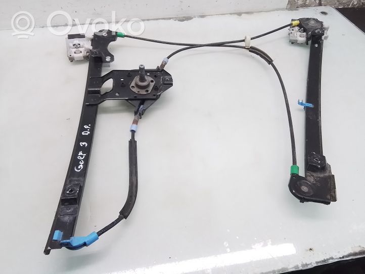 Volkswagen Golf III Front door manual window regulator 