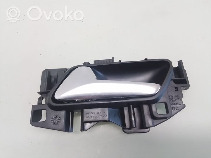 Peugeot 2008 II Rear door interior handle 98201553