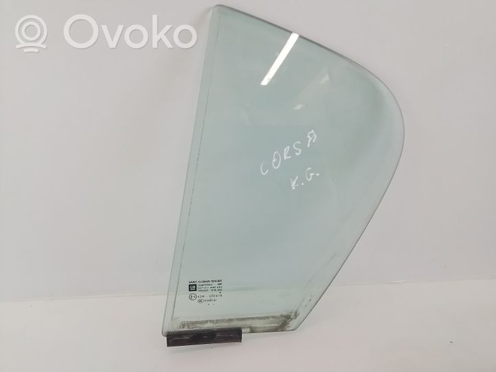 Opel Corsa D Szyba karoseryjna drzwi tylnych 43R000479