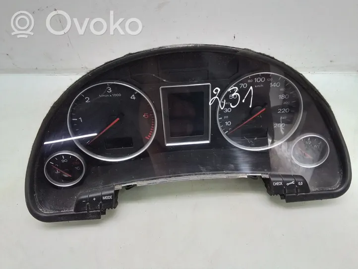 Audi A4 S4 B6 8E 8H Tachimetro (quadro strumenti) 0263626020