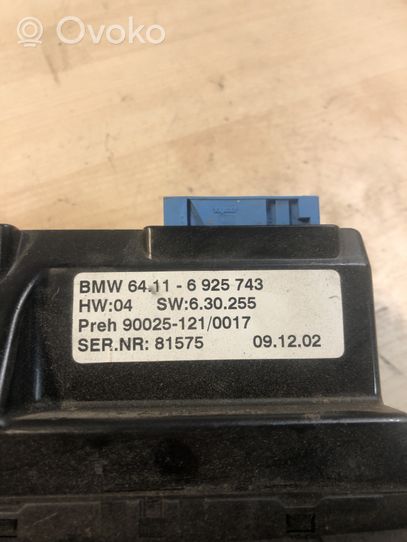 BMW 7 E65 E66 Centralina del climatizzatore 6925743