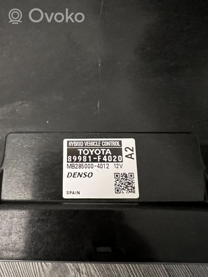 Toyota C-HR Centralina/modulo motore ECU 89981F4020