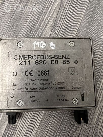 Mercedes-Benz B W245 Amplificateur d'antenne 2218200885