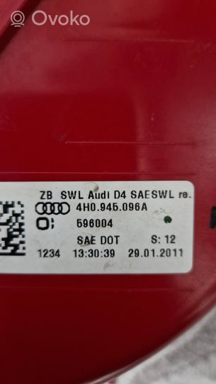 Audi A8 S8 D4 4H Luci posteriori 4H0945096A