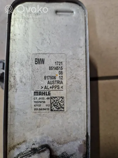 BMW 5 G30 G31 Pavarų dėžės tepalo radiatorius 8514515