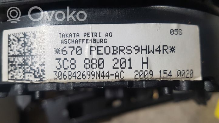 Volkswagen PASSAT B7 Ohjauspyörän turvatyyny 3C8880201H
