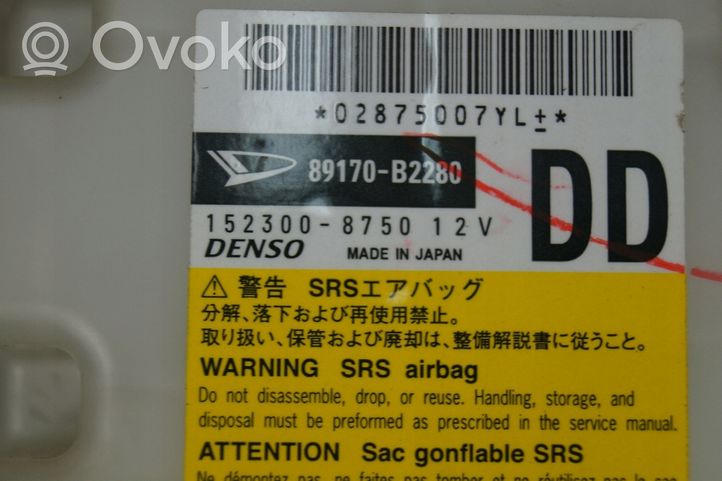 Daihatsu Cuore Module de contrôle airbag 89170B2280