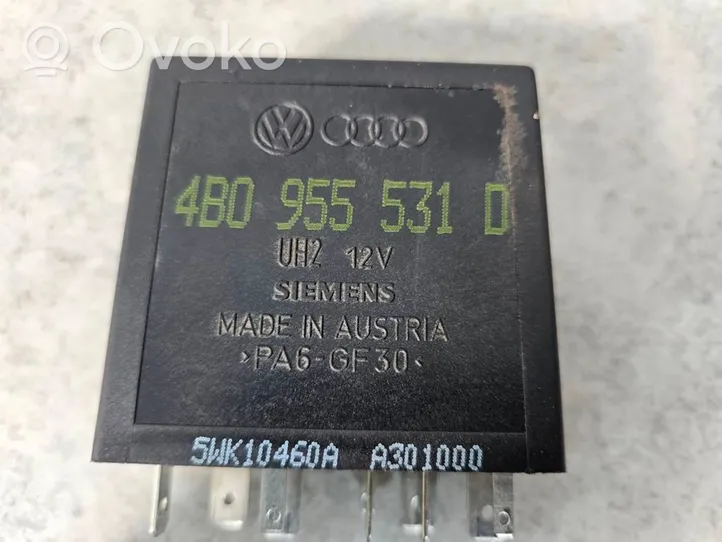 Audi A6 S6 C5 4B Logu tīrītāju intervāla relejs 4B0955531D