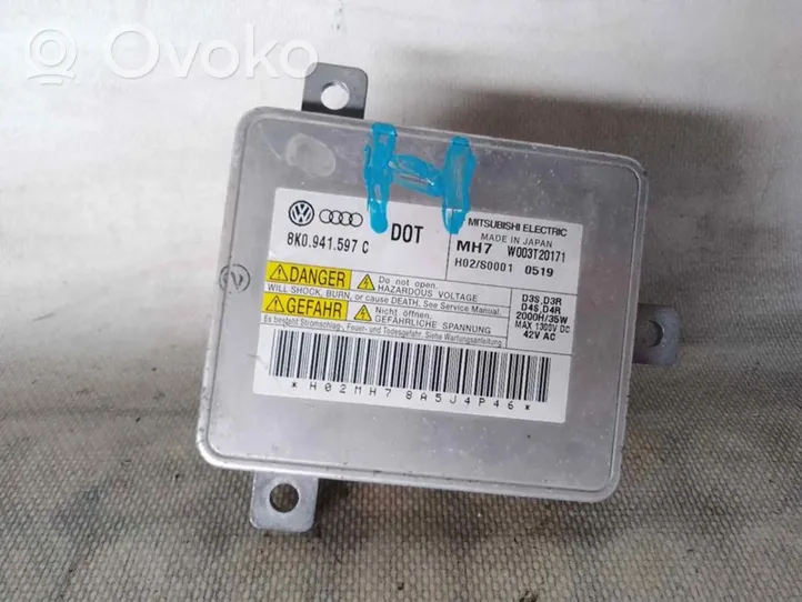 Audi A1 Ksenona vadības bloks 8K0941597C