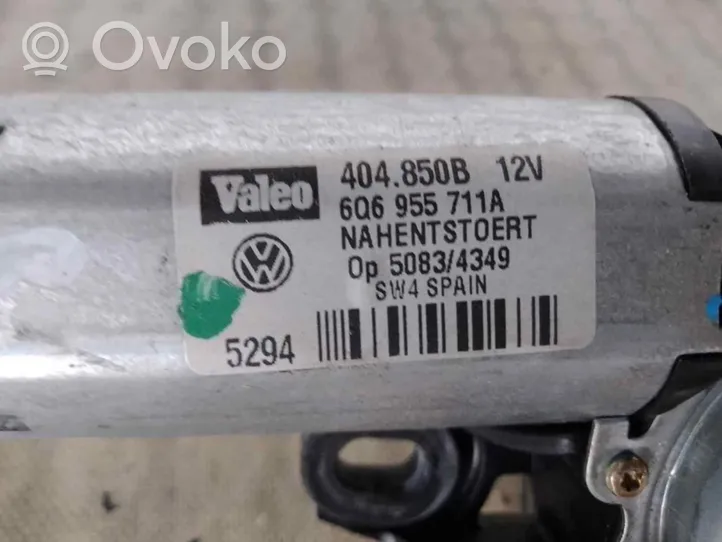 Volkswagen Polo Motorino del tergicristallo del lunotto posteriore 6Q6955711A