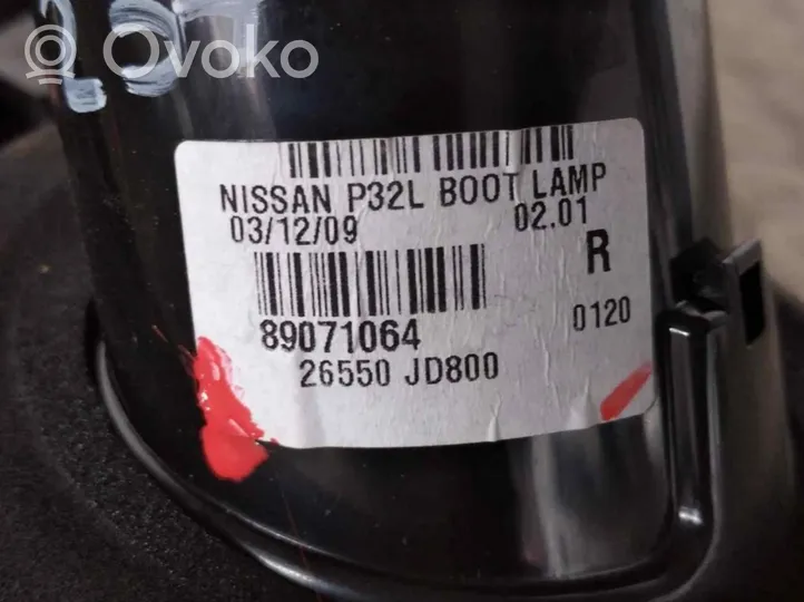Nissan Qashqai+2 Feux arrière / postérieurs 89071064