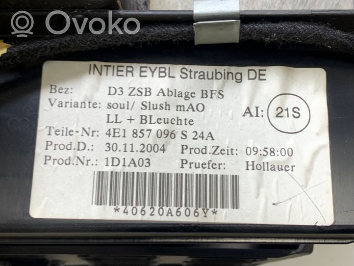 Audi A8 S8 D3 4E Hansikaslokerosarja 4E1857096S