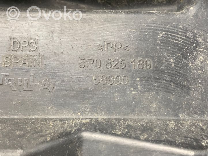 Seat Altea Osłona tylna podwozia pod zderzak 5P0825189