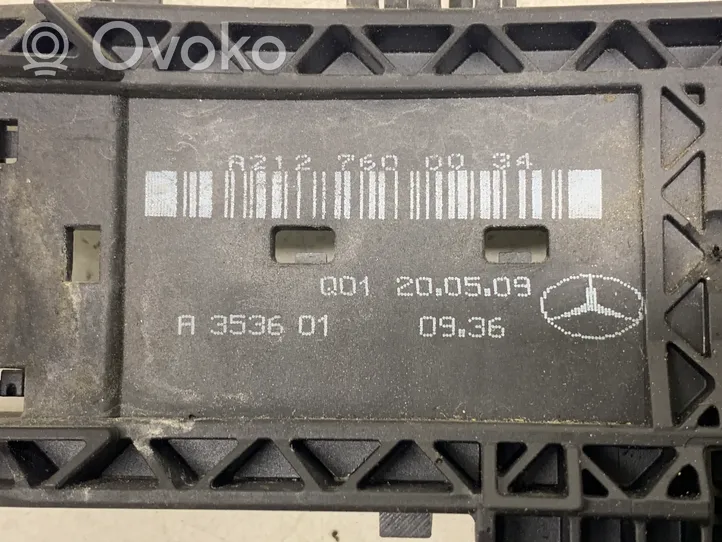 Mercedes-Benz E W212 Klamka/wspornik zewnętrzny drzwi przednich A2127600034