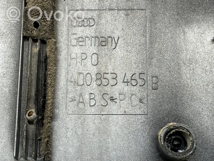 Audi A8 S8 D2 4D Éclairage de plaque d'immatriculation 4D0853465B