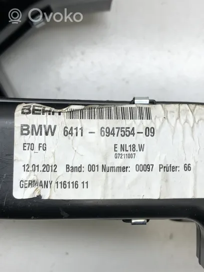 BMW X5 E70 Wentylator nawiewu / Dmuchawa 6411694755409