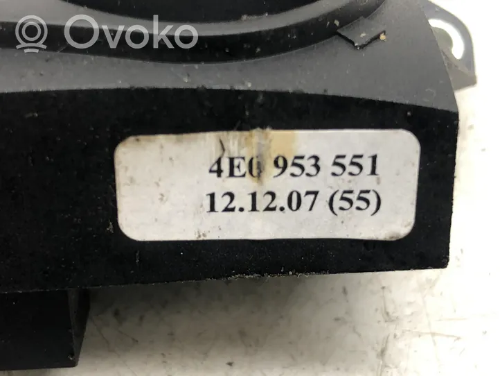 Audi A6 S6 C6 4F Ohjauspyörän säätökytkin 4E0953551