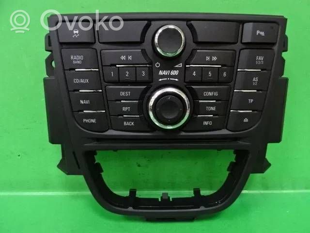 Opel Astra J Unità principale autoradio/CD/DVD/GPS 13337222