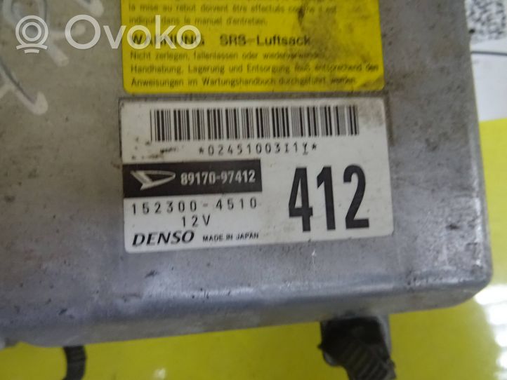 Daihatsu YRV Module de contrôle airbag 89170-97412