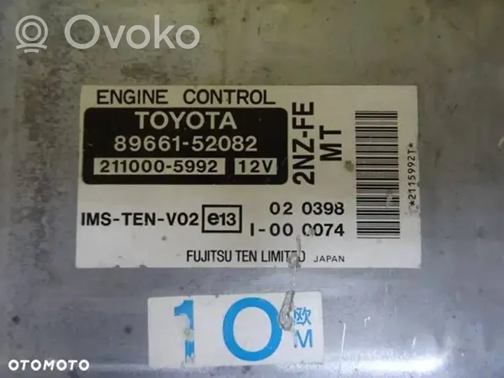 Toyota Yaris Calculateur moteur ECU 89661-52082