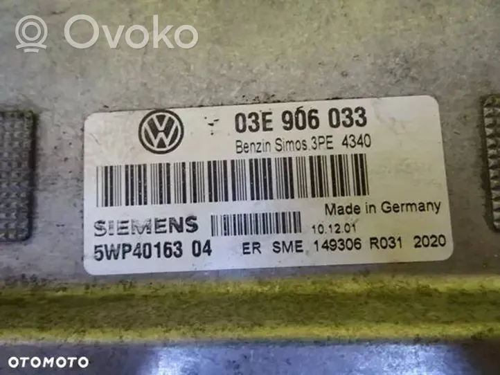 Volkswagen Polo IV 9N3 Calculateur moteur ECU 03E906033