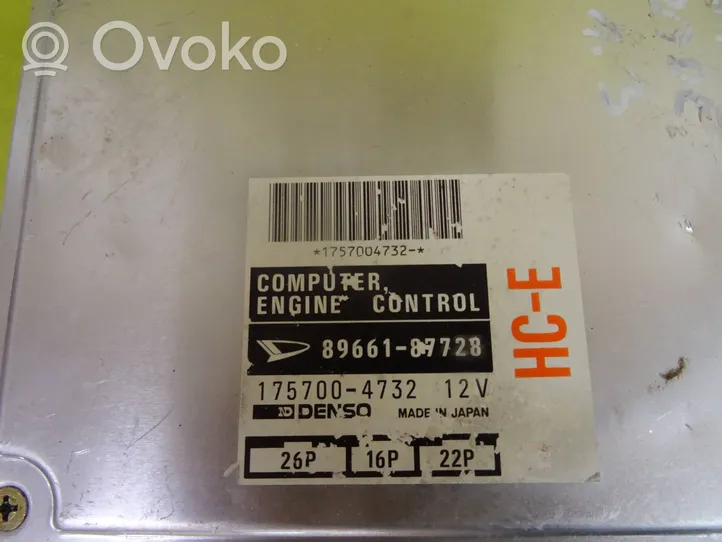 Daihatsu Charade Variklio valdymo blokas 8966187728