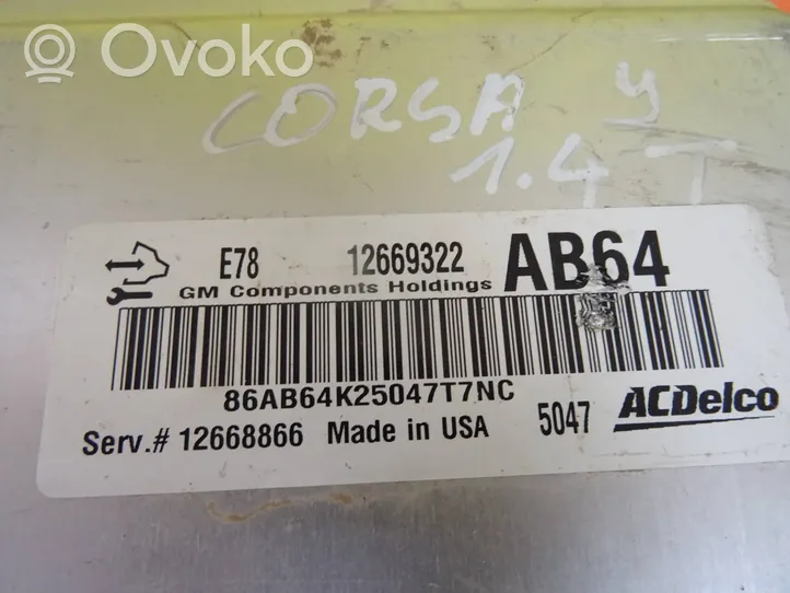 Opel Corsa E Sterownik / Moduł ECU 12669322