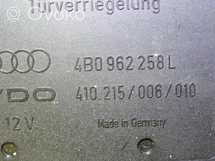 Audi A6 S6 C5 4B Modulo comfort/convenienza 4B0962258L