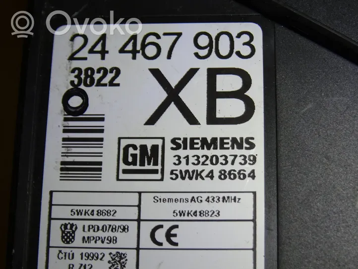 Opel Corsa C Moduł / Sterownik komfortu 24467903