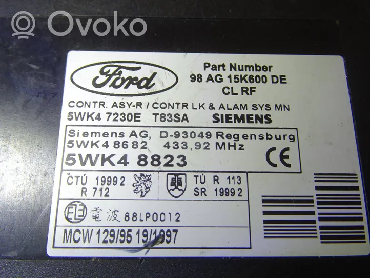 Ford Focus Moduł / Sterownik komfortu 98AG15K600DE