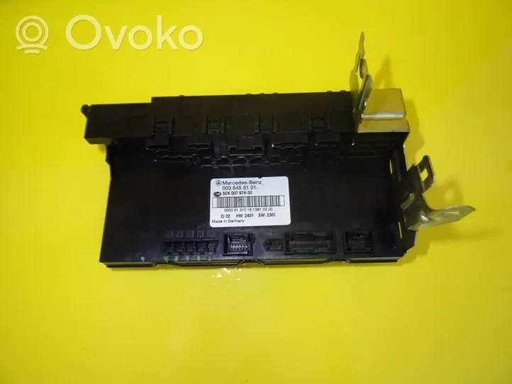 Mercedes-Benz C W203 SAM control unit 0035455101