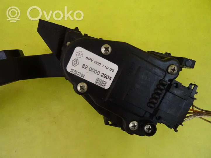 Renault Laguna II Accelerator throttle pedal 8200002904