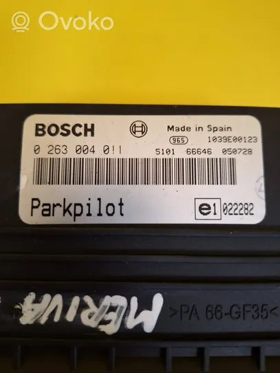 Opel Meriva A Parkošanas (PDC) vadības bloks 0263004011