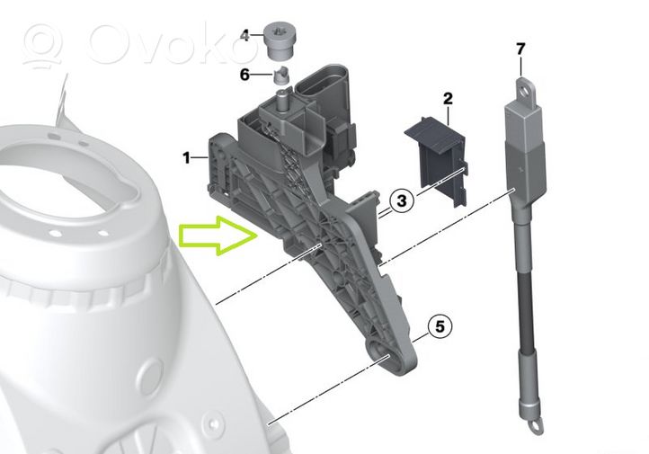 BMW 3 F30 F35 F31 Wiązka przewodów dodatnich 9356157