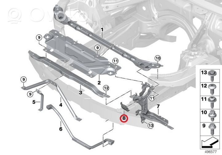 BMW 3 G20 G21 Couvercle de plateau inférieur 7422302