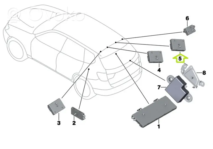 BMW X3 F25 Filtre antenne aérienne 9202998