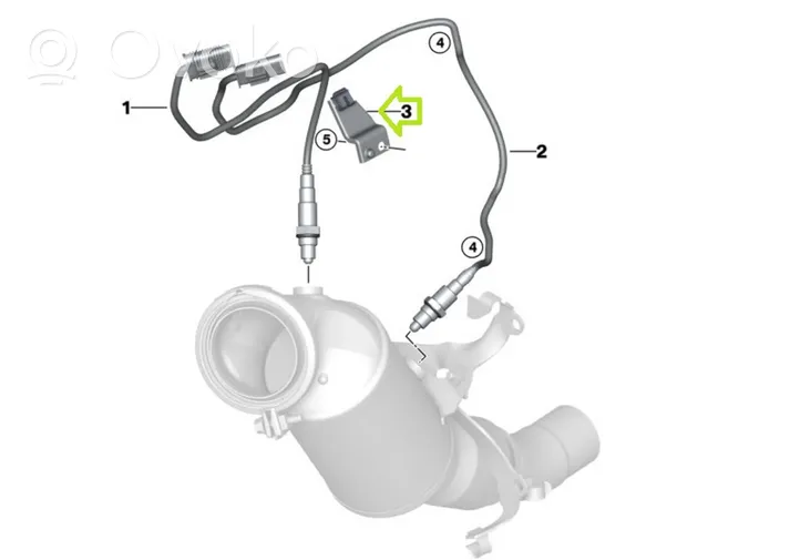 BMW 3 G20 G21 Bouclier thermique d'échappement 8647243