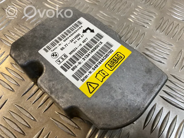 BMW X3 E83 Oro pagalvių valdymo blokas 31341499001X