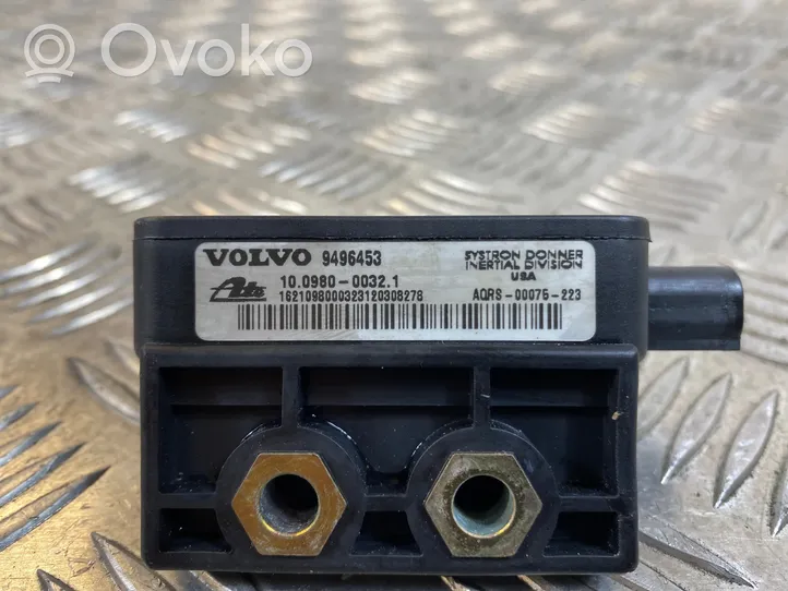 Volvo S80 ESP (stabilumo sistemos) daviklis (išilginio pagreičio daviklis) 9496453