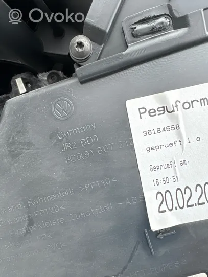 Volkswagen PASSAT B6 Takaoven verhoilu 3C599867212