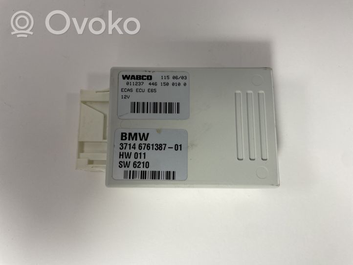 BMW 7 E65 E66 Oro pakabos valdymo blokas (galinės) 6761387