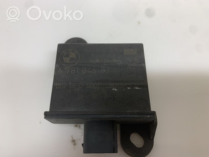 BMW 7 F01 F02 F03 F04 Sensore di pressione dello pneumatico 6781846