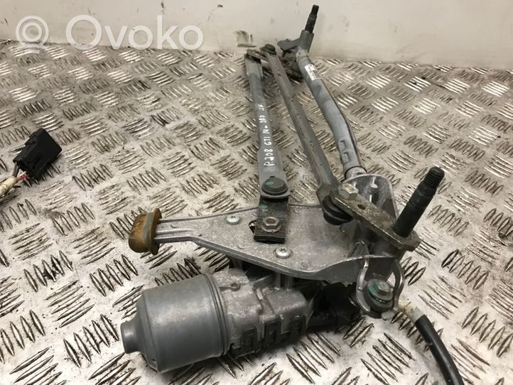 Peugeot 208 Tiranti e motorino del tergicristallo anteriore 9673917180