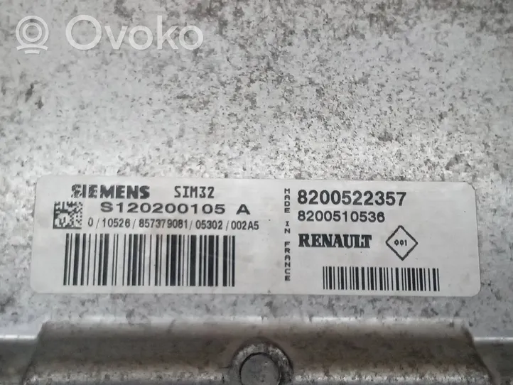 Renault Clio III Calculateur moteur ECU 8200522357